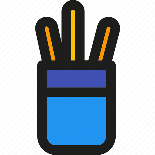 Stationary, equipment, office, pen, pencil, tool, write icon - Download on Iconfinder