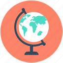earth, globe, planet, school globe, table globe