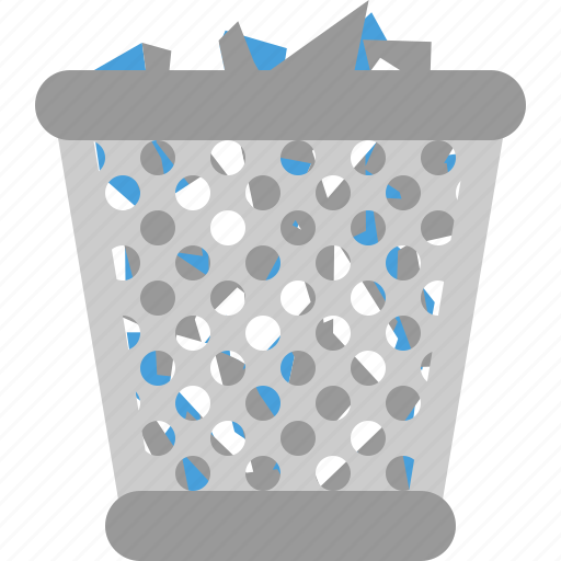 Bin, full, keranjang, trash, waste icon - Download on Iconfinder