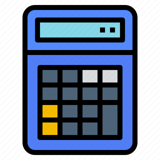 Calculate, calculating, calculator, maths, technology icon - Download on Iconfinder