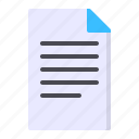 document, file, page, paper