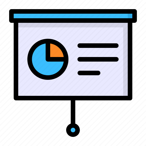 Board, chart, graph, pie, presentation icon - Download on Iconfinder