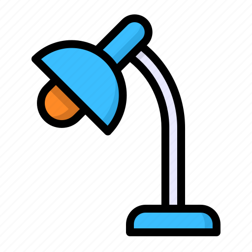 Bulb, desk, lamp, light, office, table icon - Download on Iconfinder