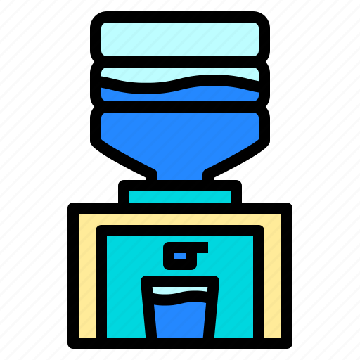 Beverage, cooler, drink, furniture, glass icon - Download on Iconfinder