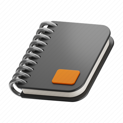 Office, work, tool, finance, document, business, notebook 3D illustration - Download on Iconfinder