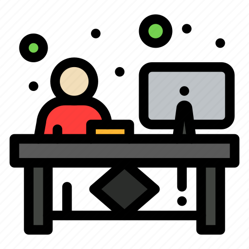 Clerk, counter, desk, front, reception icon - Download on Iconfinder