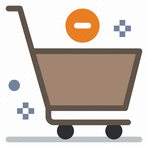 Cart, commerce, e, minus icon - Download on Iconfinder