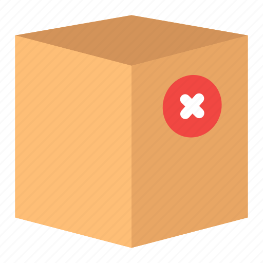 Box, commerce, e, no, shipping icon - Download on Iconfinder