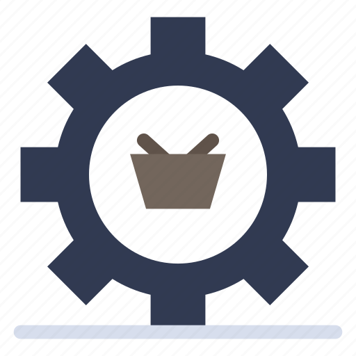 Cart, commerce, configuration, e, gear, setting icon - Download on Iconfinder