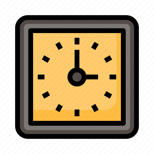 Office, wall clock, clock, time, office material icon - Download on Iconfinder