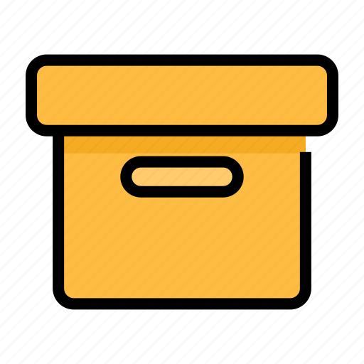 Office, storage box, office material, box icon - Download on Iconfinder