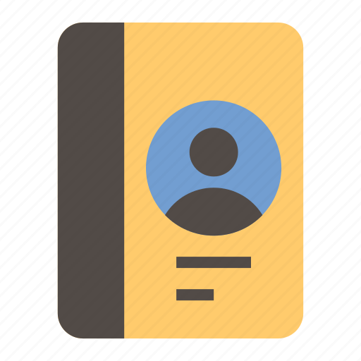 Office, contact book, contact, book, user, profile icon - Download on Iconfinder