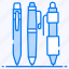 ballpoints, educational tool, markers, stationery item, writing tools 