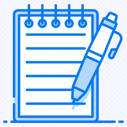 Drafting pad, jotter, notebook, notepad, textbook, writing pad icon - Download on Iconfinder