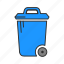 garbage, trash, trash bin, trashcan 