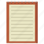 notepad, document, clipboard, paper, file 