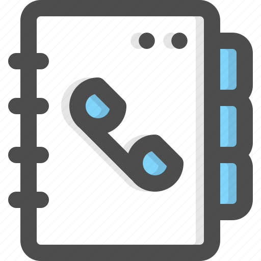 Agenda, book, contact, contacts, office, phone, telephone icon - Download on Iconfinder