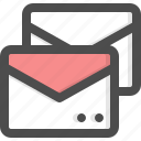 email, envelope, envelopes, letter, mail, message, messages