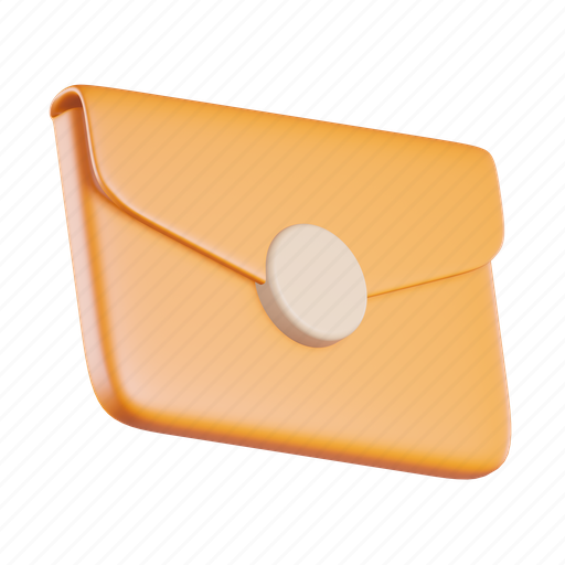Envelope, email, send, communication, chat, inbox, post 3D illustration - Download on Iconfinder