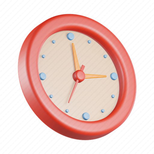 Clock, business, timer, watch, time, hour, alarm 3D illustration - Download on Iconfinder