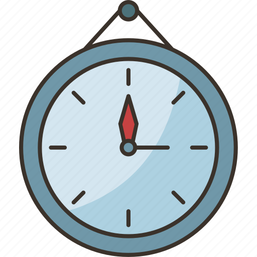 Clock, wall, hours, time, office icon - Download on Iconfinder