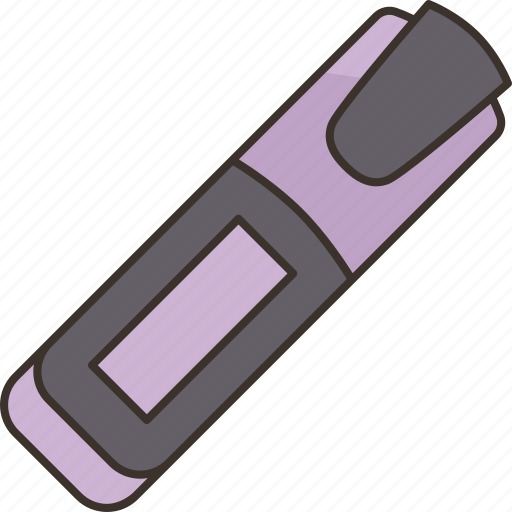 Highlighter, pen, marker, ink, writing icon - Download on Iconfinder