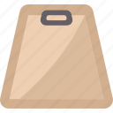 clipboard, paper, sheet, writing, stationery