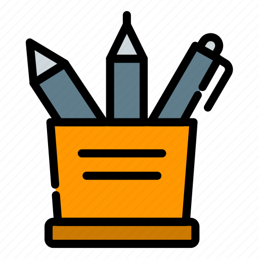 Office, pen, pencil, school, stationery icon - Download on Iconfinder