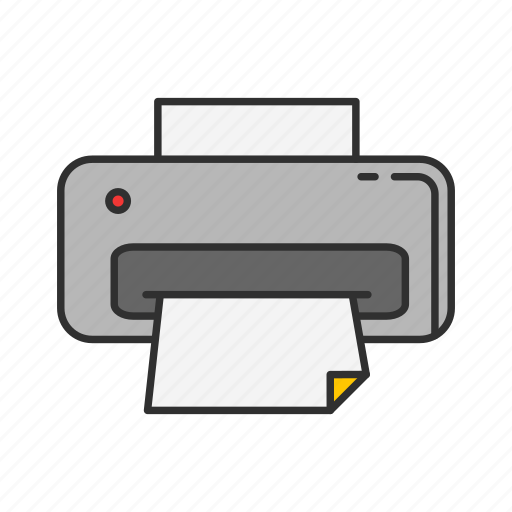 File, paper, print, printer icon - Download on Iconfinder