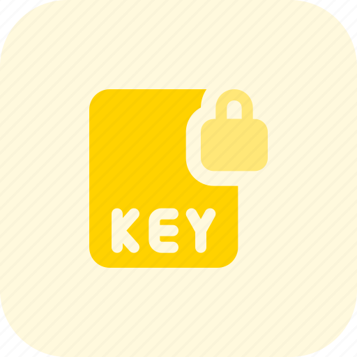 File, key, lock, office, files icon - Download on Iconfinder