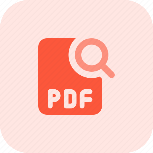 File, pdf, search, office, files icon - Download on Iconfinder