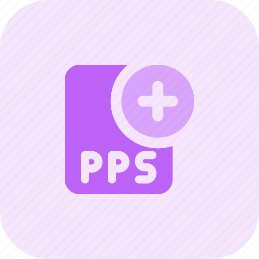 File, pps, plus, office, files icon - Download on Iconfinder