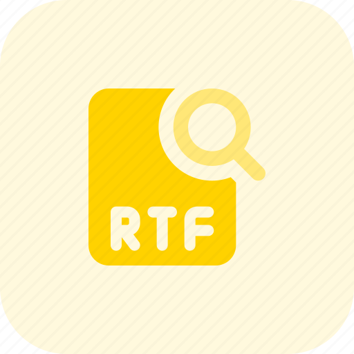 File, rtf, search, office, files icon - Download on Iconfinder