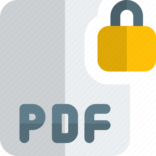 File, pdf, lock, office, files icon - Download on Iconfinder