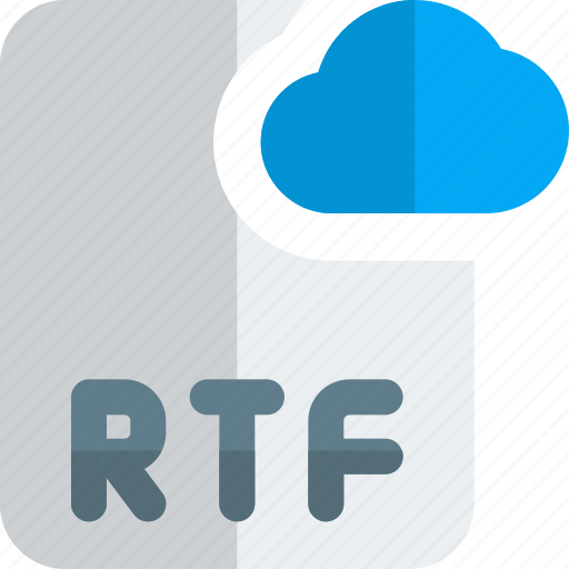 File, rtf, cloud, office, files icon - Download on Iconfinder