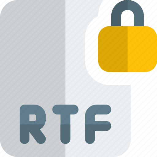 File, rtf, lock, office, files icon - Download on Iconfinder
