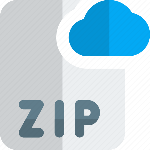 File, zip, cloud, office, files icon - Download on Iconfinder