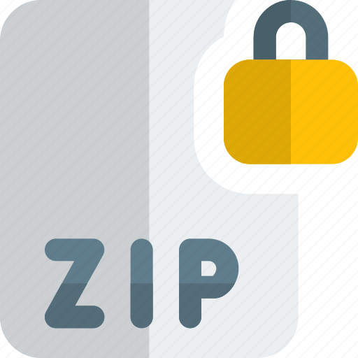 File, zip, lock, office, files icon - Download on Iconfinder