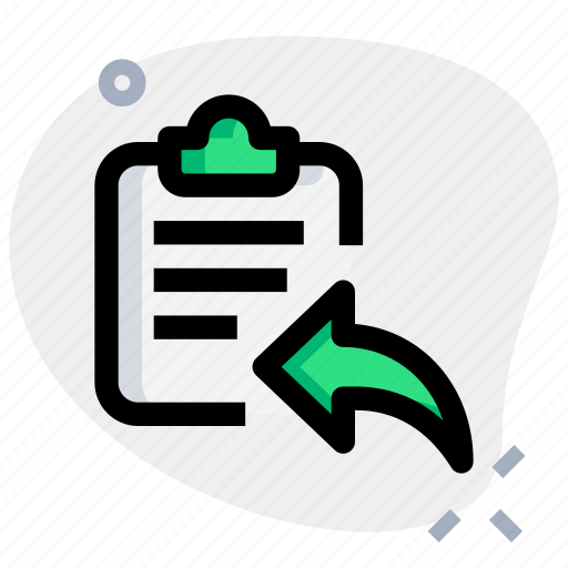 Clipboard, reply, office, files icon - Download on Iconfinder