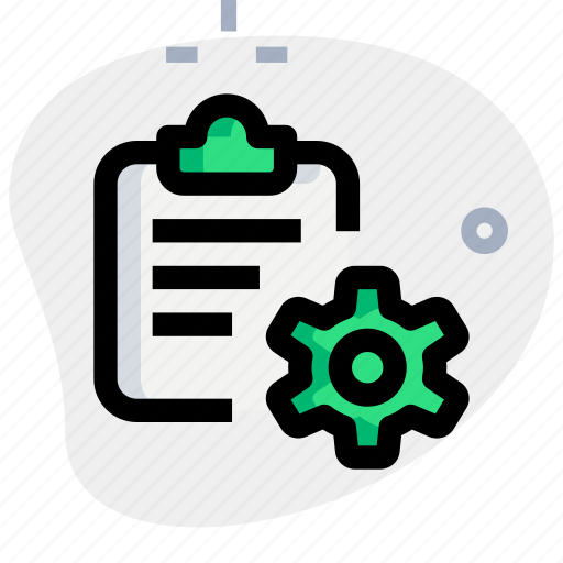 Clipboard, setting, office, files icon - Download on Iconfinder