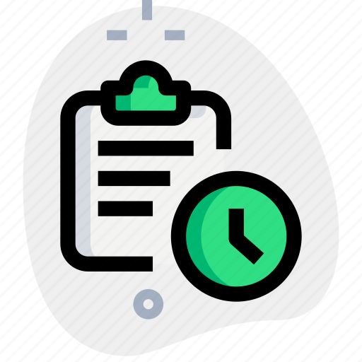 Clipboard, time, office, files icon - Download on Iconfinder
