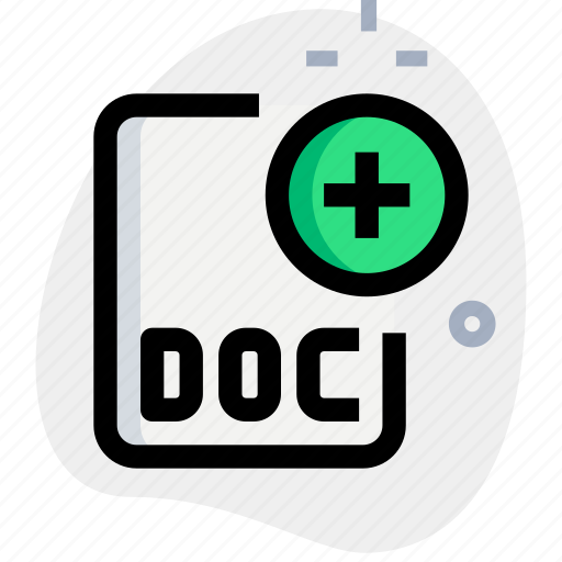 File, doc, plus, office, files icon - Download on Iconfinder