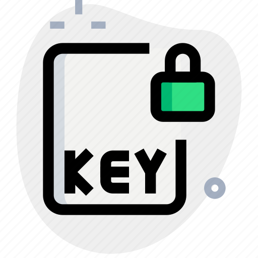 File, key, lock, office, files icon - Download on Iconfinder