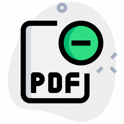 File, pdf, minus, office, files icon - Download on Iconfinder