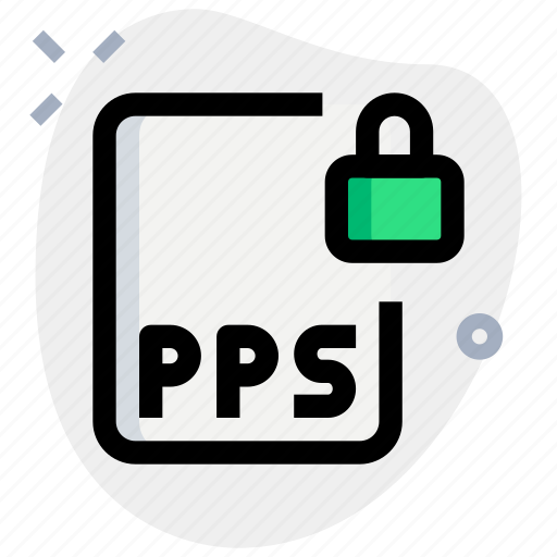 File, pps, lock, office, files icon - Download on Iconfinder