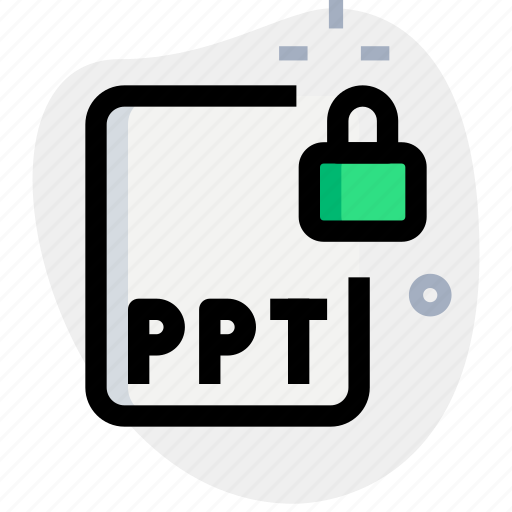 File, ppt, lock, office, files icon - Download on Iconfinder