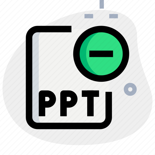 File, ppt, minus, office, files icon - Download on Iconfinder