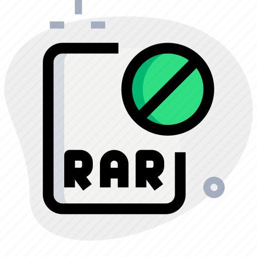 File, rar, banned, office, files icon - Download on Iconfinder