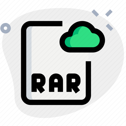 File, rar, cloud, office, files icon - Download on Iconfinder