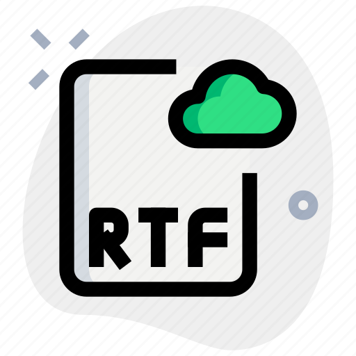 File, rtf, cloud, office, files icon - Download on Iconfinder